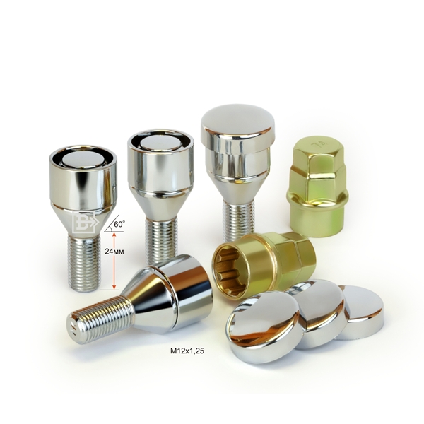 Болты секретные к-т BANTAJ шаг 1,5х12х24мм JN-613