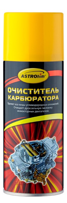 Очиститель карбюратора и заслонки (аэрозоль) "Астрохим" Ас-1415, 520 мл