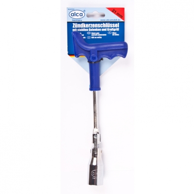 Ключ свечной 21 с карданом Kraft "МАСТЕР" усиленный