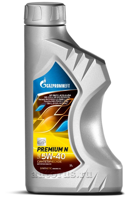 Масло моторное Gazpromneft  Premium N 5w40 синтетика 1л 