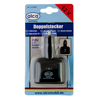 Разветвитель прикуривателя "ALKA" 2 выхода.