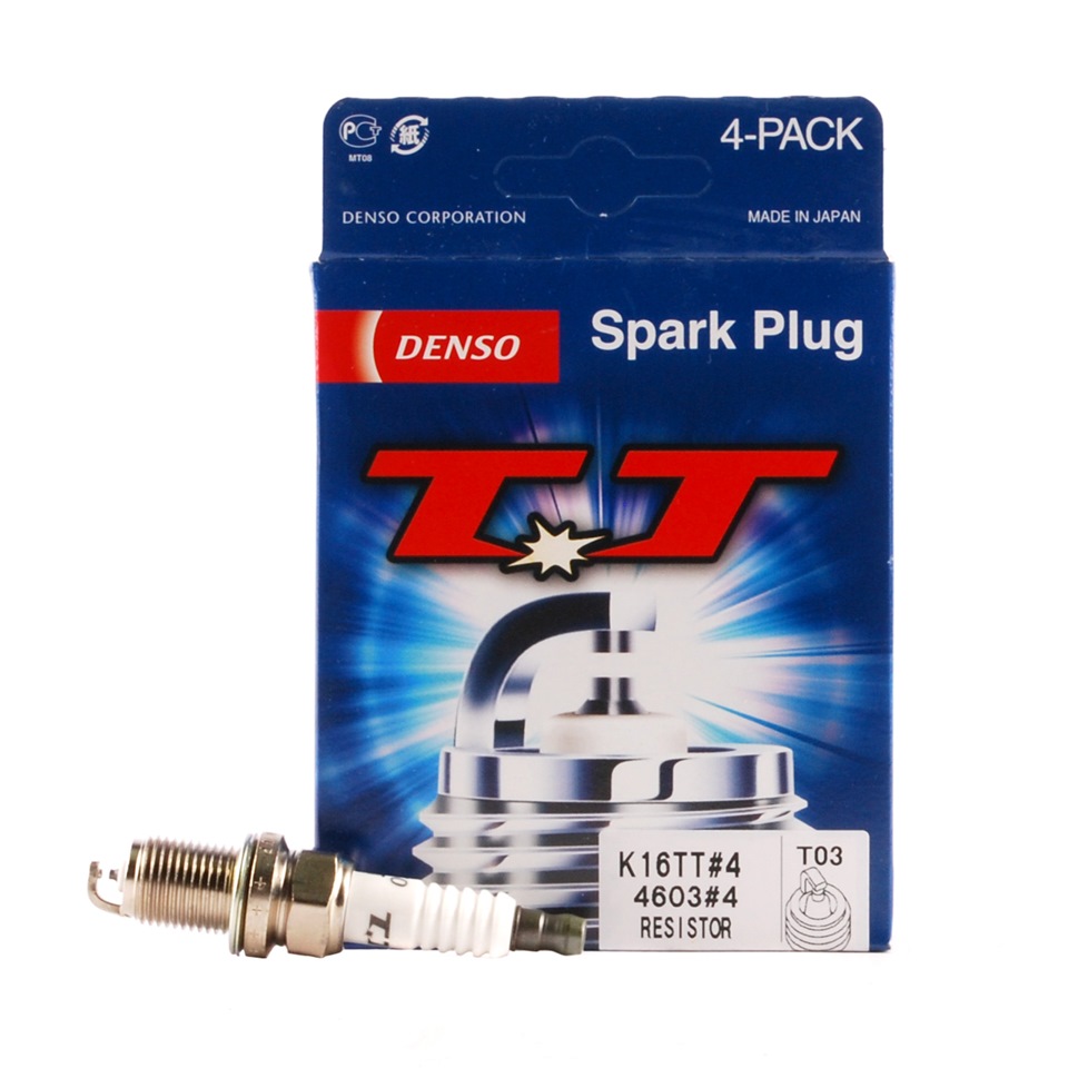 Свечи зажигания"DENSO" K 16 TT (T-03) 4шт.