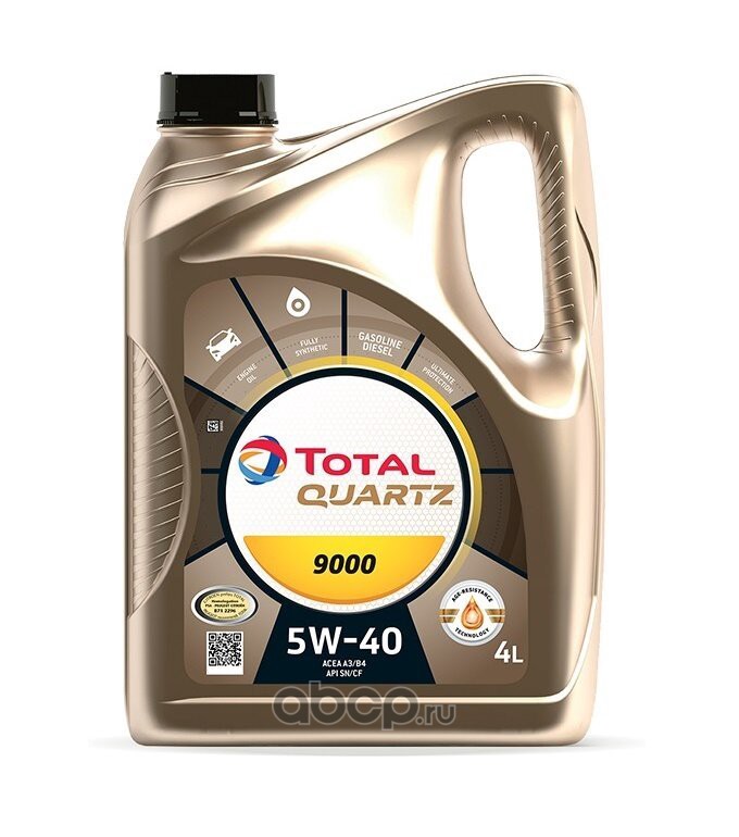 Масло моторное TOTAL Quarz 9000 5/40 4л. 148597