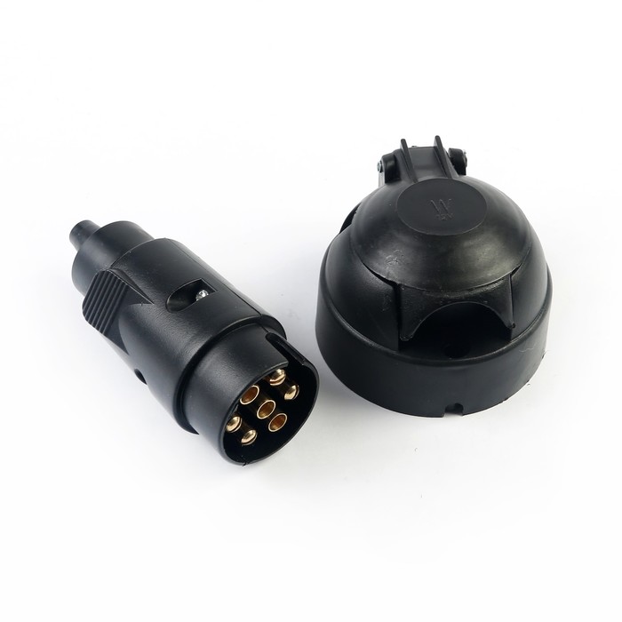 Штекер (мама-папа) прицепного (пластик)