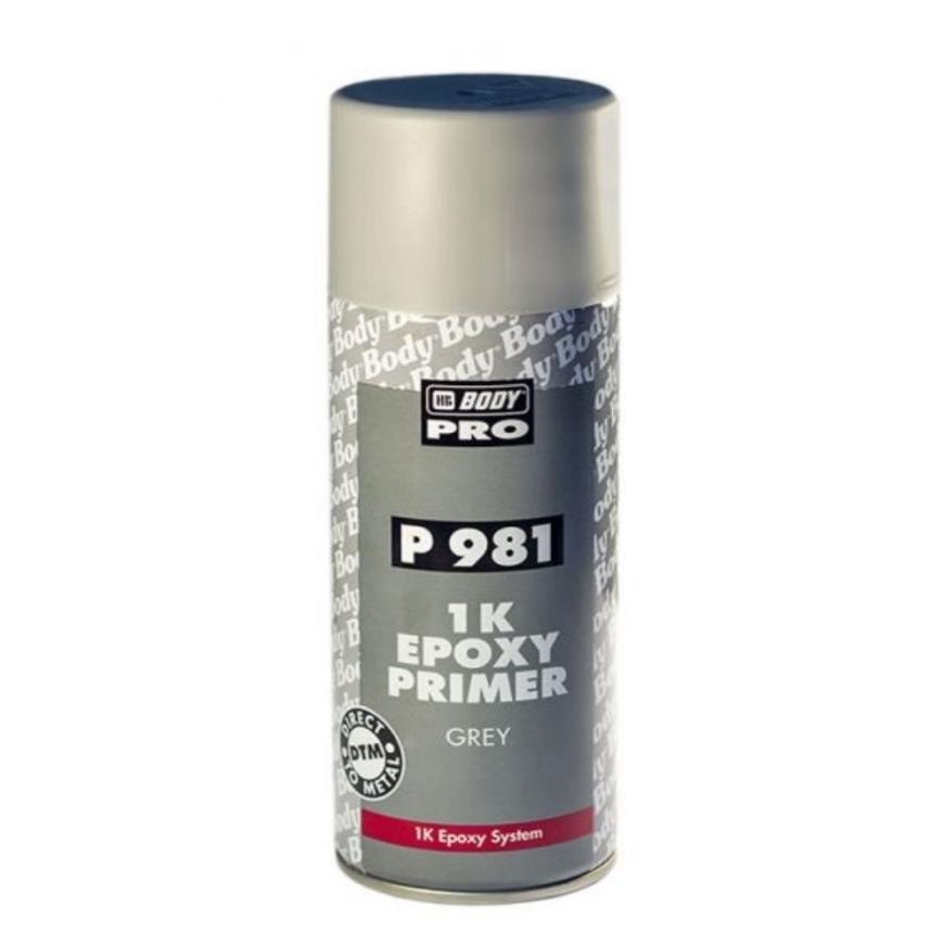 Грунт эпоксидный спрей HB BODY PRO P981 EPOXY PRIMER 1K 400мл 