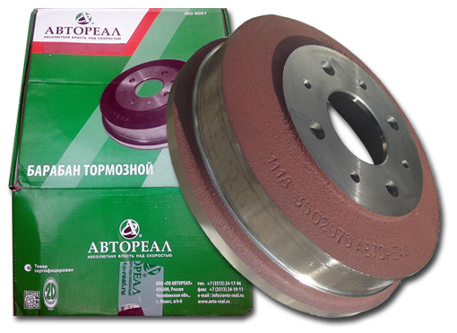 Барабан 2108-2115-2170 тормозной задний TRIALLI чугун