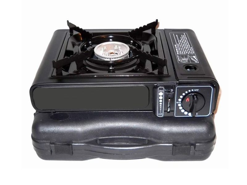 Газовая плита портативная с переходником в кейсе (1-комфорка) GG-011