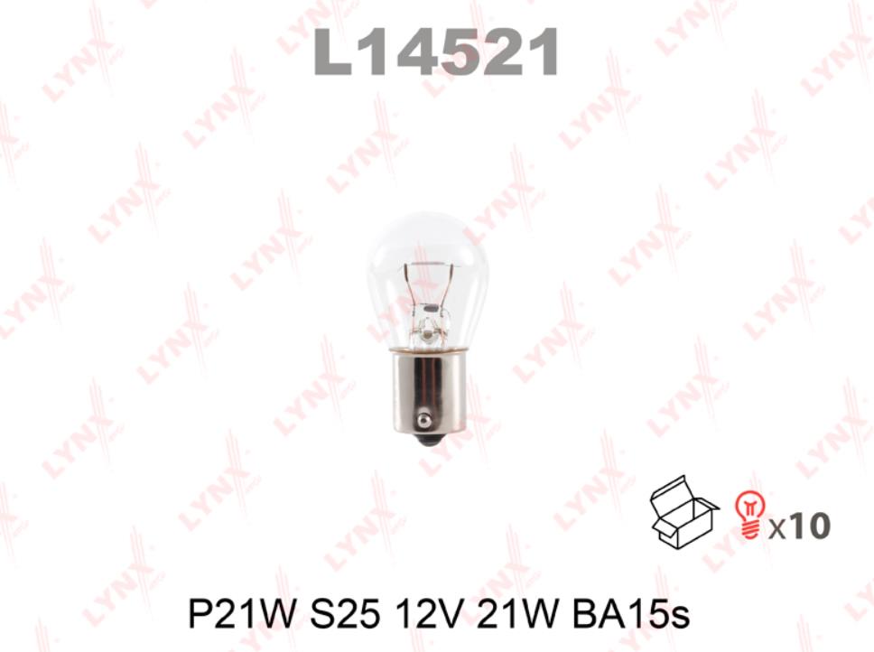 Лампа 12V P21W (стоп, поворт, зад. ход) 1шт. (LYNXauto)