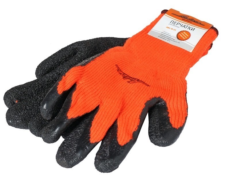 Перчатки утепленные с двухслойным латексным покрытием "AIRLINE"