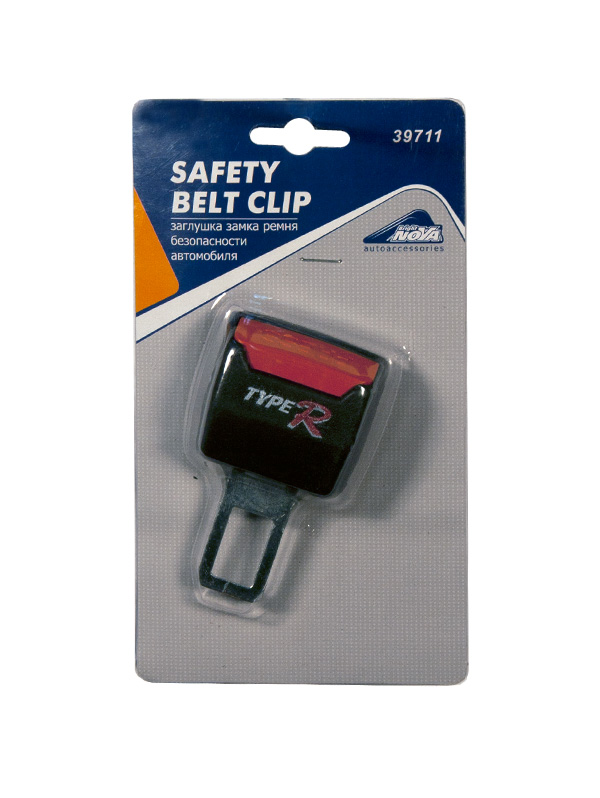 Заглушка замка ремня безопасности металл. с дополнительным замком