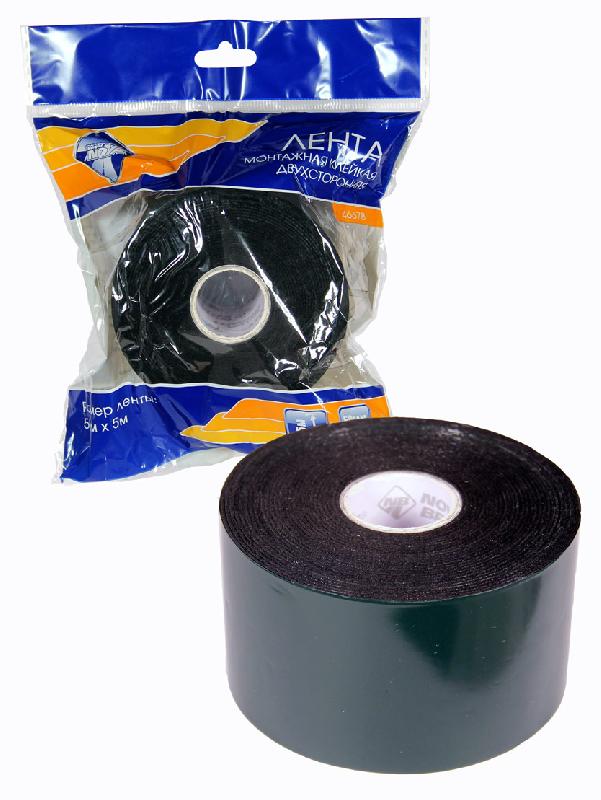 Скотч двусторонний 50 мм х 5м (зелёный)