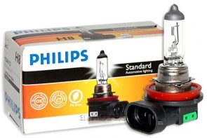 Лампа 12V H8 35W галогеновая 1шт. (Philips) 