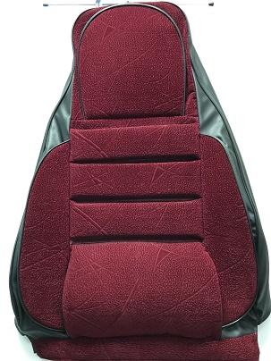 Чехлы сидений ВАЗ 2110-2170 велюр-флок (красные)