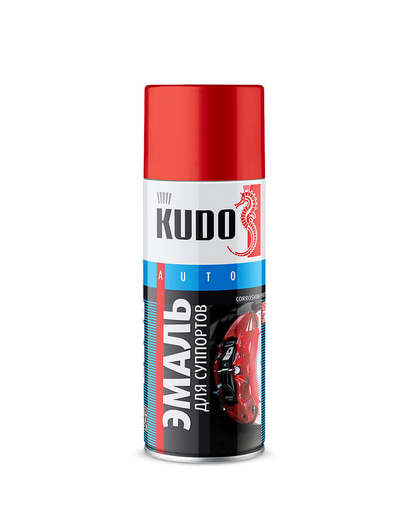 Краска для суппортов красная KUDO 520мл. KU-5211