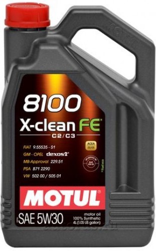 Масло моторное MOTUL синт. "8100 X-clean EFE 5W-30", 4л