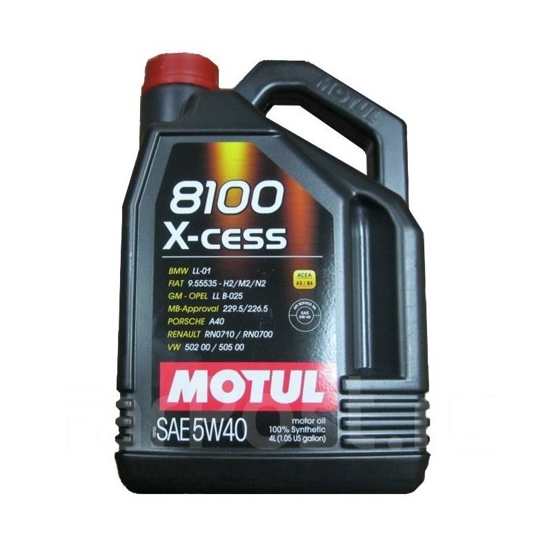 Масло моторное MOTUL синт. "8100 X-cess 5W-40", 5л