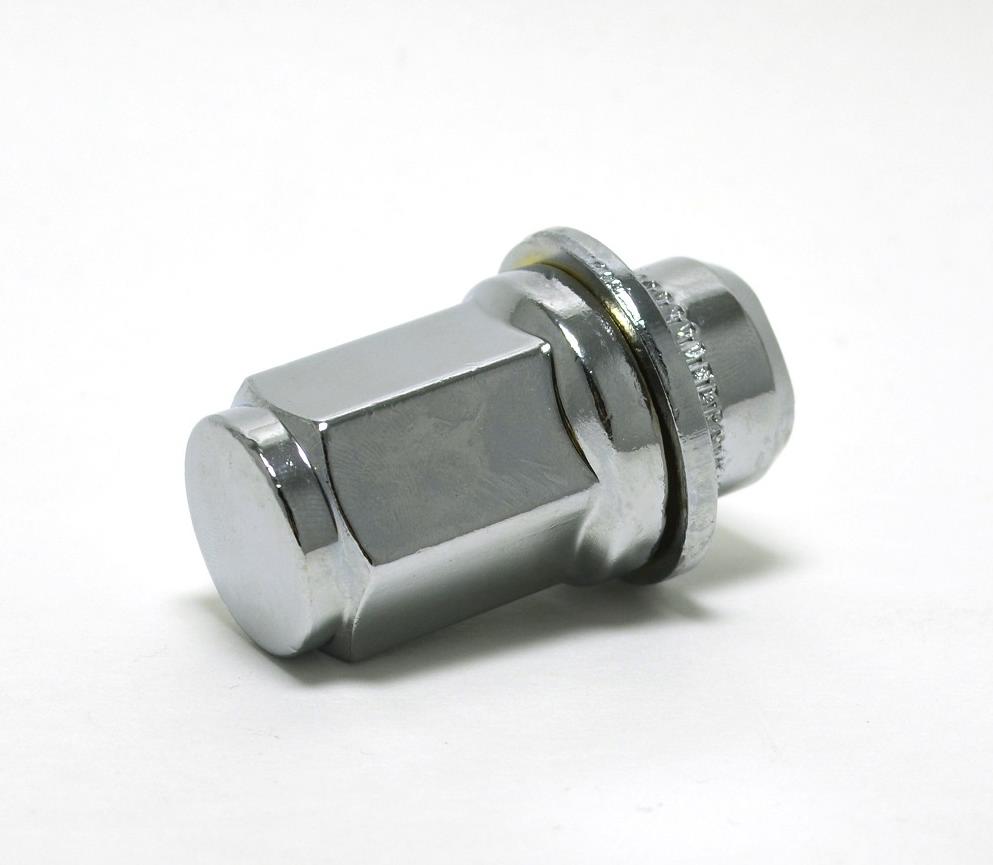 Гайка колеса М12х1,5х48 С21 закрытая с пресс шайбой ХРОМ GANZ BG513