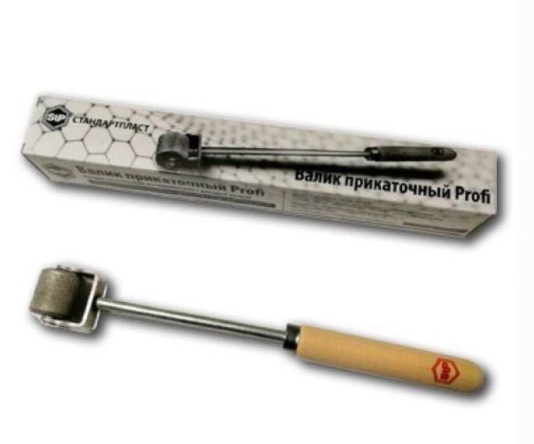 STP Валик прикаточный с деревяной ручкой удлиннённый 25 мм.