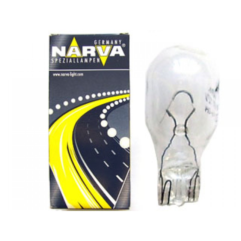 Лампа 12V T15 W16W без цоколя средняя 1шт. (Narva) 