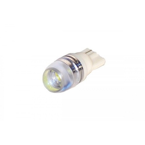 Лампа 12V диод T10 W5W без цоколя (1 диод) линза боковое освещение