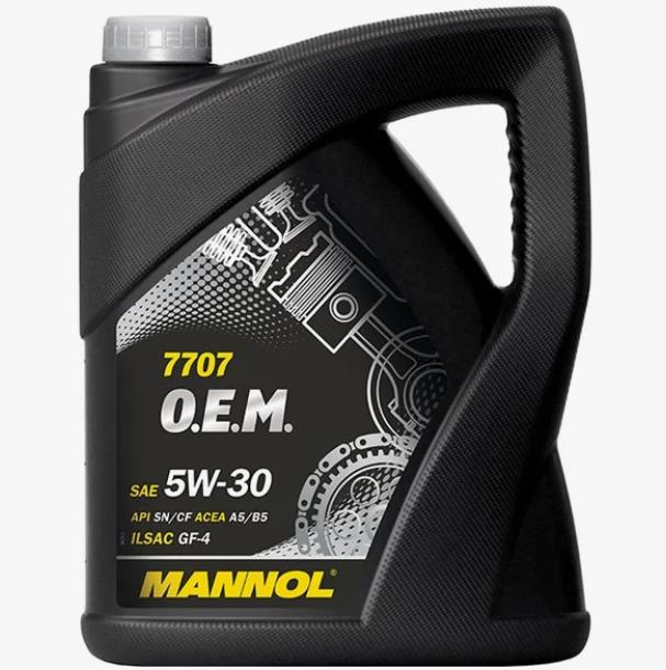 Масло моторное MANNOL O.E.M. ENERGY FORMULA FR 5w30 API SN/CF ACEA A5/B5 (5л) синтетика 7707