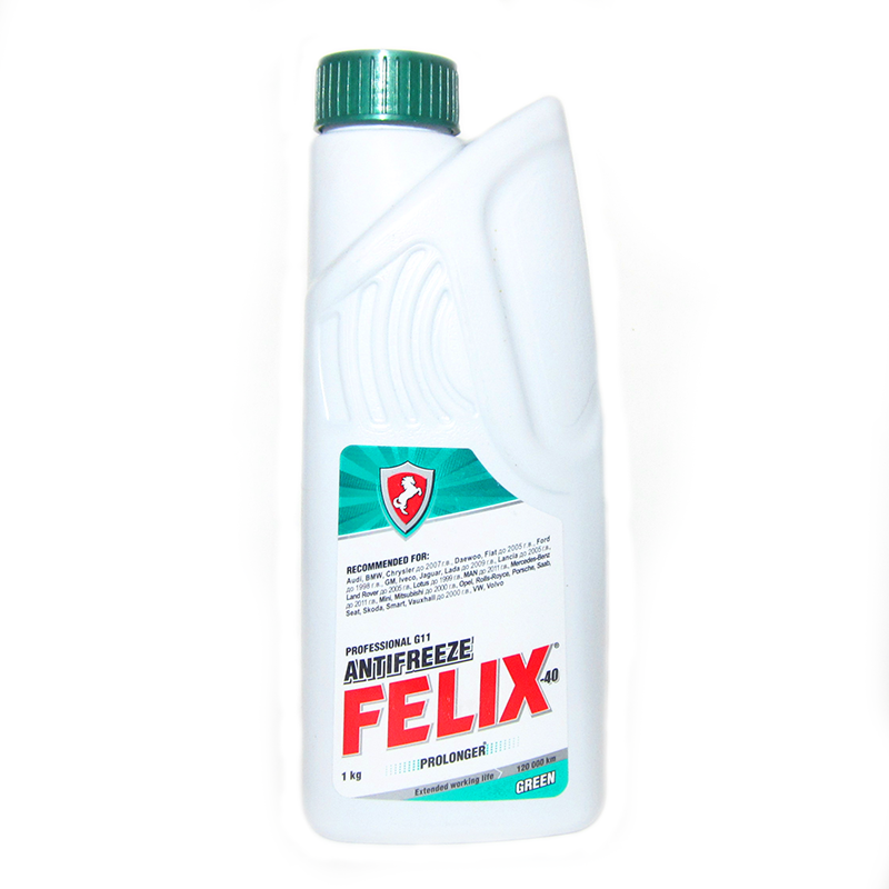 Антифриз FELIX PROLONGER -40 (зеленый) 1 кг.