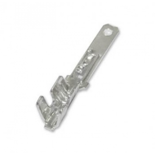 Клемма провода (папа) маленькие 0.8x2.8мм (под провод от 0,50 до 1,00 мм кв., лужен.)(8891) SLRK-382