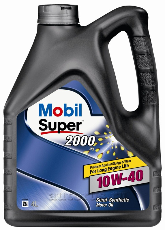 Масло моторное Mobil 10/40 Super 2000х1 полусинтетика 4 л. 150548