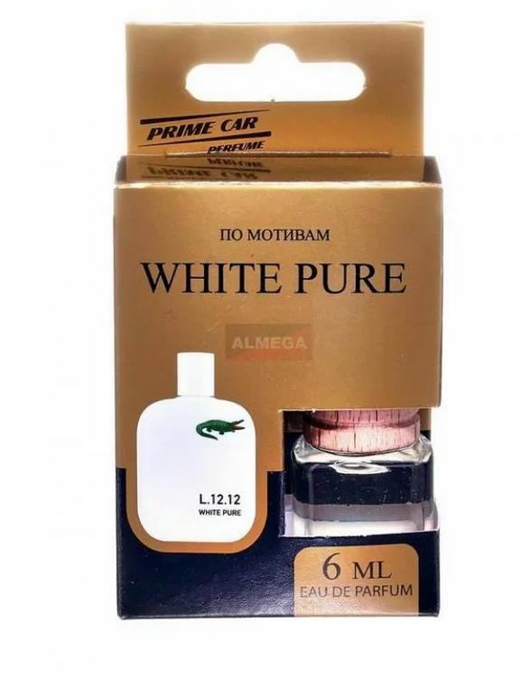 Ароматизатор "PRIME CAR" бутылочка White Pure L.12.12 6 мл