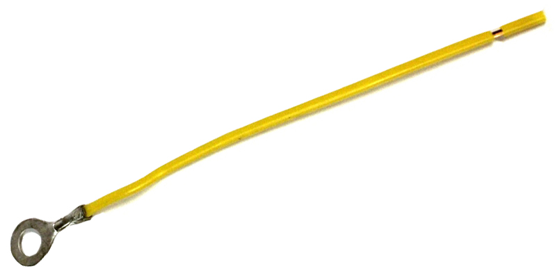 Клемма м 6 кольцевая в сборе с проводом (лужён., 0,75мм кв.)(8528СБ)