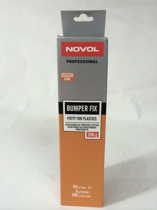 Шпатлевка NOVOL BUMPER FIX для пластика 0,2кг 1170