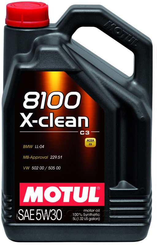 Масло моторное MOTUL синт. "8100 X-clean 5W-30", 5л