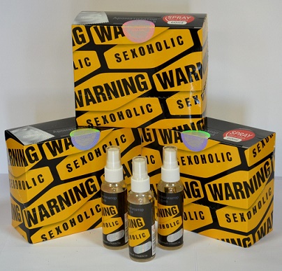 Ароматизатор "CONTEX" WARNING SEXOGOLIC аромат ванили (спрей-атомайзер)