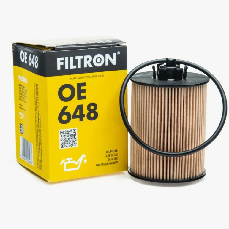 Фильтр масляный FILTRON OE648 Opel Astra/ Corsa 1.0-1.2 16v (аналог MANN HU 712/8 X)