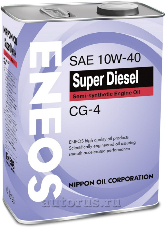 Масло моторное ENEOS DIESEL SUPER CG-4 10/40 п/c 4л. (OIL1328)