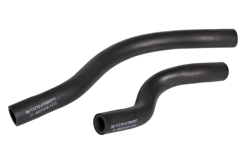 Патрубки 2111 отопителя с 2003г. (пара) резина 21110810120086 LPKh 01211 