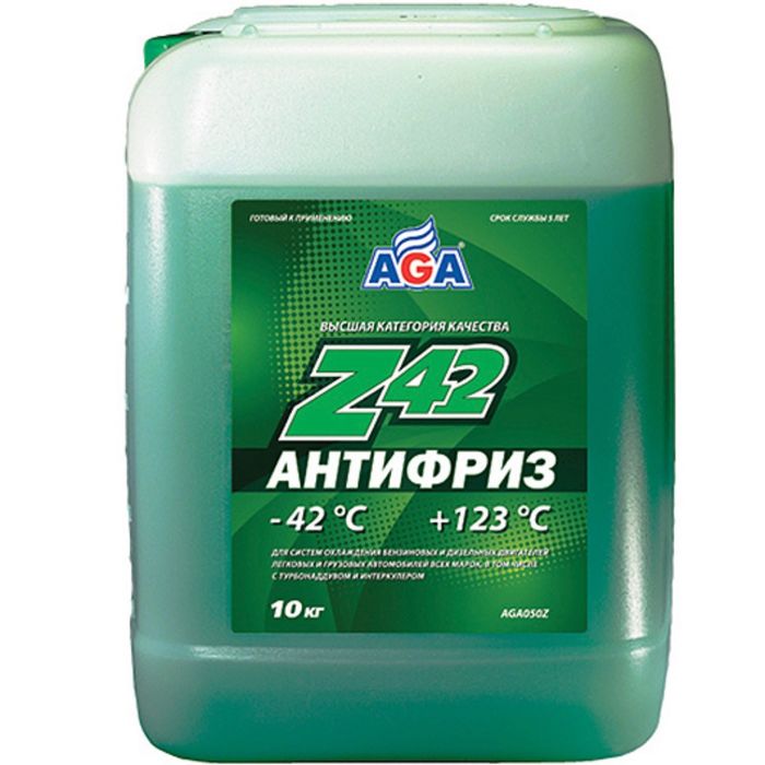 Антифриз AGA Зелёный -42С+123С 10л