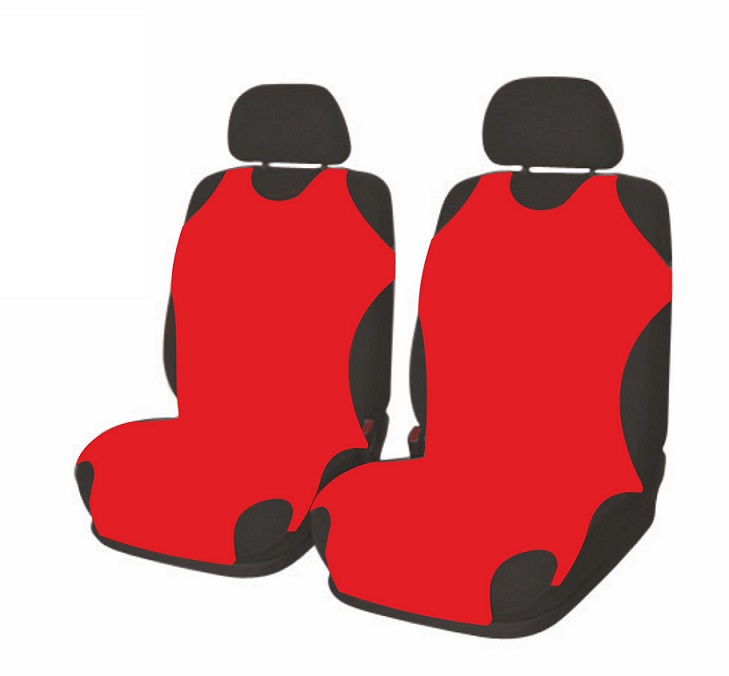 Чехлы-майка передних сидений цвет красный