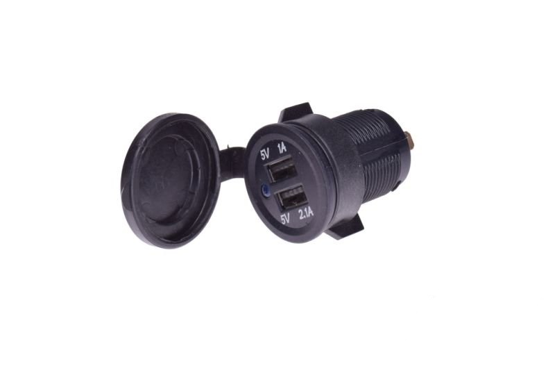 Гнездо USB зарядка 12/24V-5V-2,1А