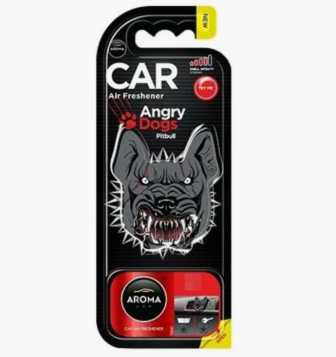Ароматизатор воздуха "AROMA CAR" Babble Gel Angri Dogs Black