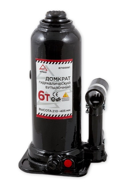 Домкрат  6т гидравлический бутылочный 210-405мм R7100209