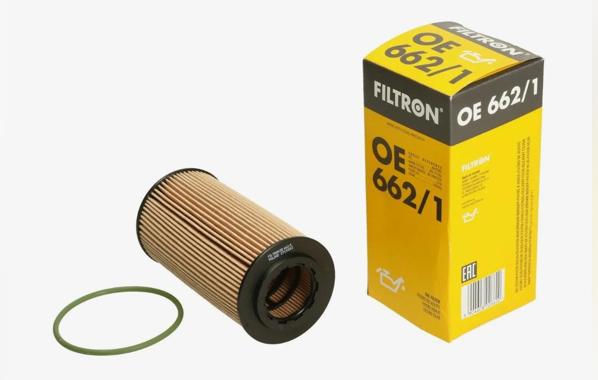 Фильтр масляный FILTRON OE662/1 Ford Kuga/Mondeo/S-Max, Volvo (аналог MANN HU719/8X)