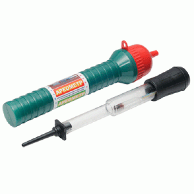 Ареометр для электролита и антифриза в тубе с воронкой GAR100