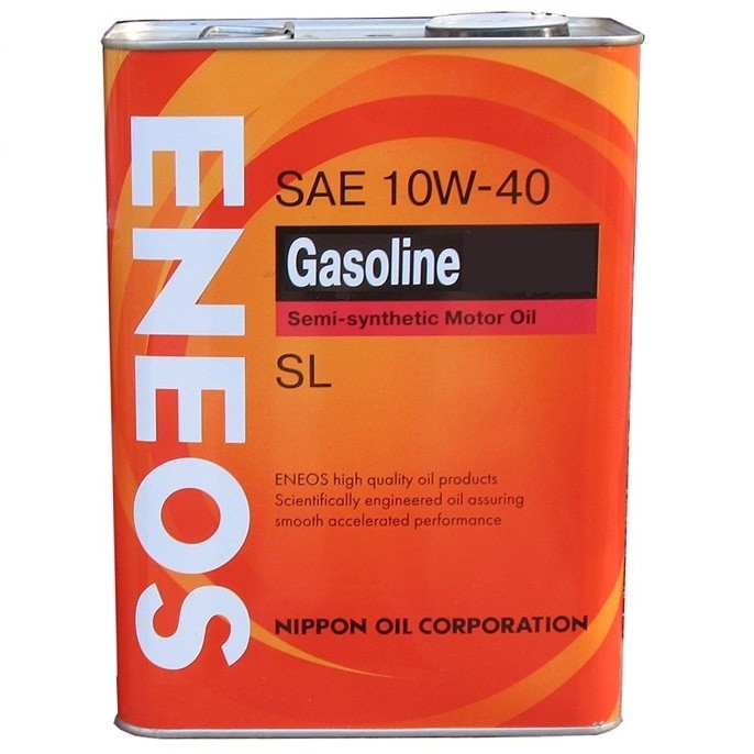 Масло моторное ENEOS Super GASOLINE 10/40 полусин. 4л.(8801252021278)
