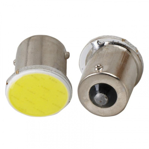 Лампа 12V диод P21W с цоколем  5Вт, 96Lm, (S25-COB12диод.) 
