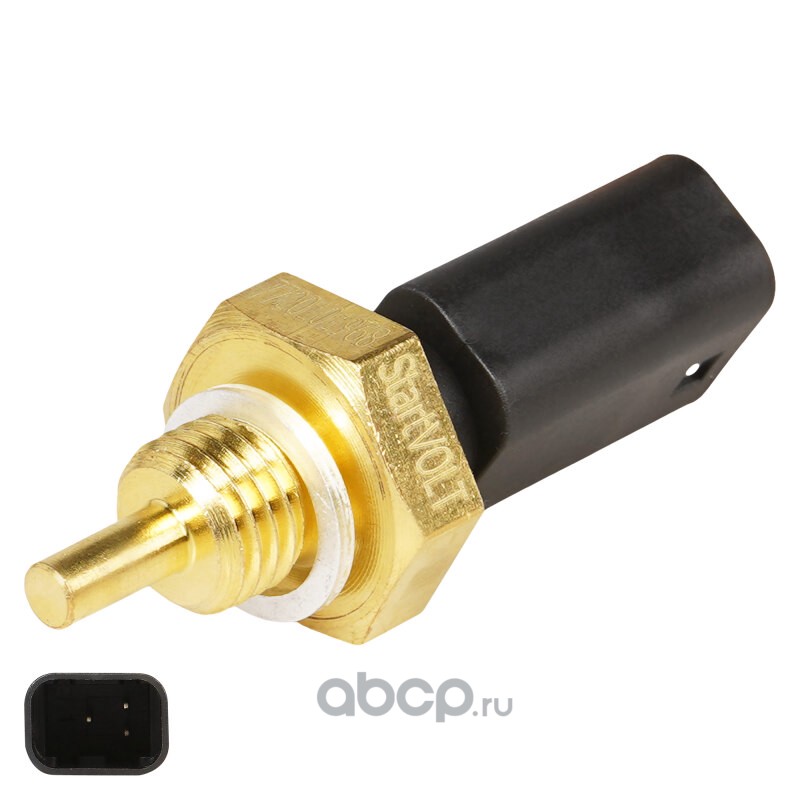 Датчик температуры тосола LADA Largus (12-)/Logan (04-)/Duster (10-) контакты в два ряда