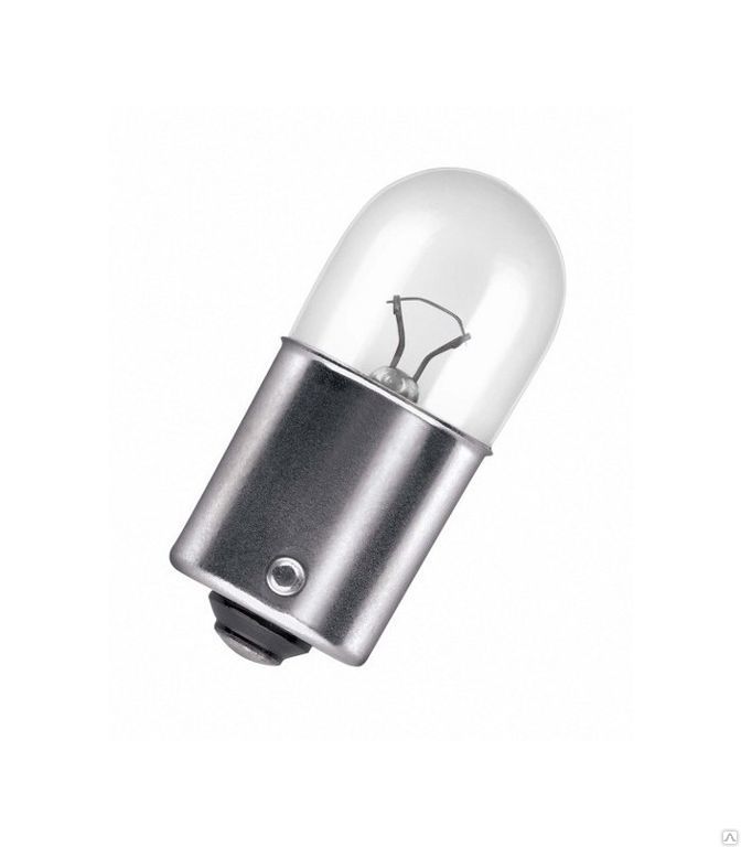 Лампа 12V R5W с цоколем средняя (габорит) 1шт. (Маяк) 