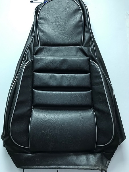 Чехлы сидений ВАЗ 2107 винил-кожа (черные)