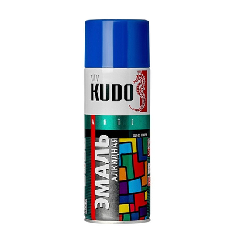 Краска-спрей СИНЯЯ "KUDO" 520мл. KU-1011