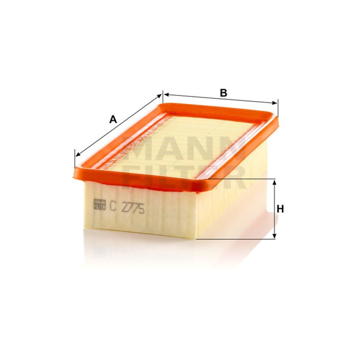 Фильтр воздушный MANN-C2775 Kia Rio (JB) 05-> Hyundai Verna 06->